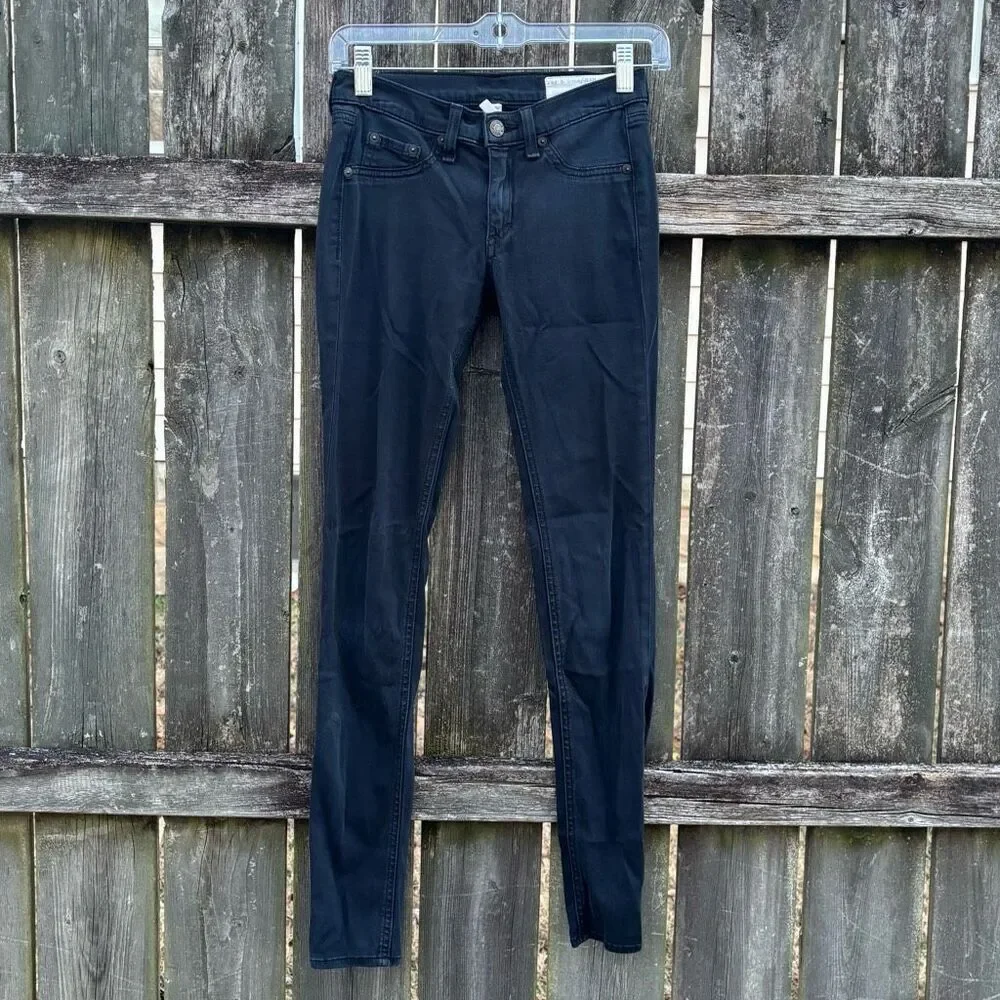 Rag & Bone‎ Black Jegging Skinny Jeans 24